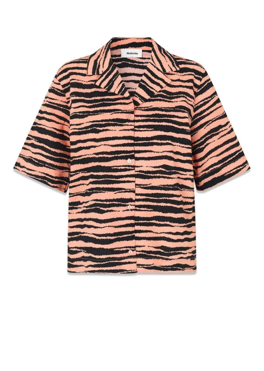 DasiaMD print shirt - Tiger Peach