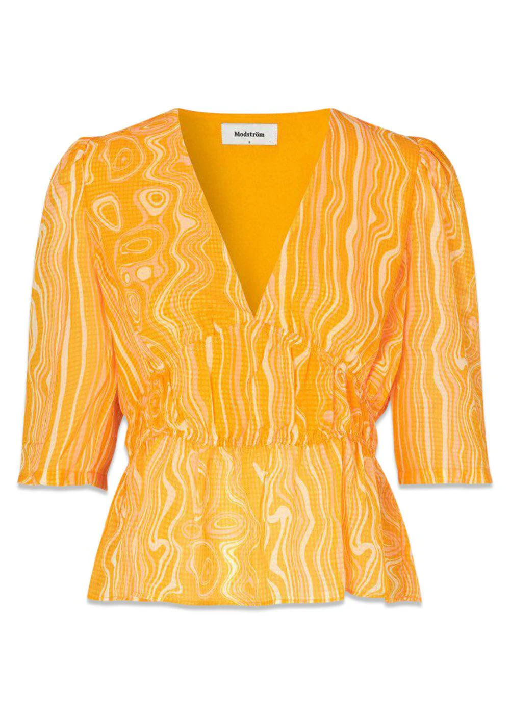 DonteMD print top - Peachy Swirl