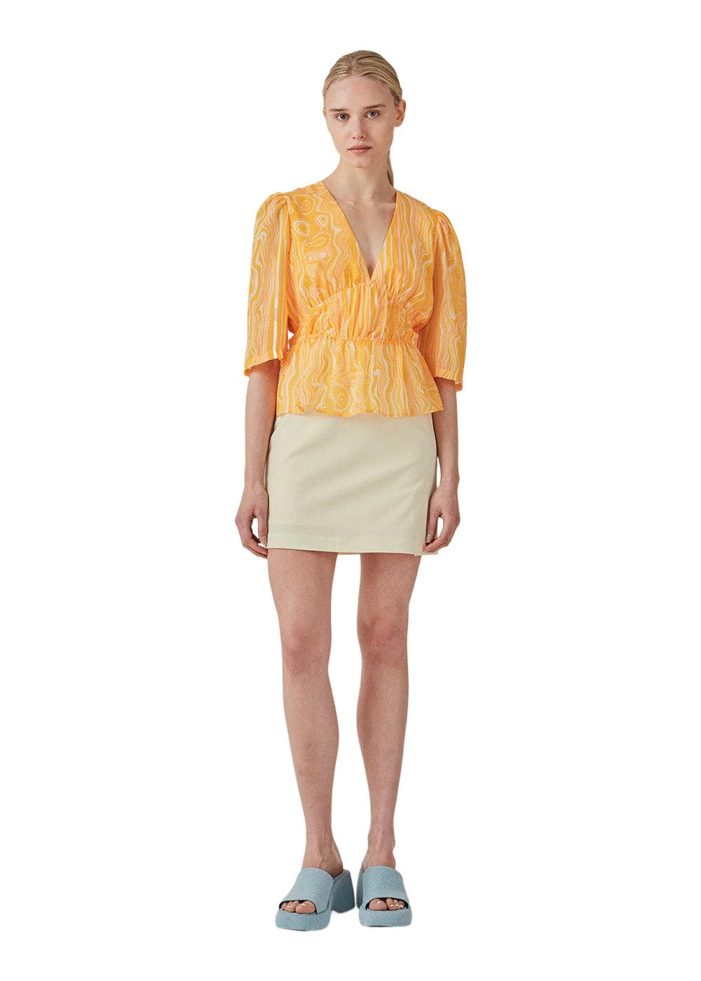DonteMD print top - Peachy Swirl - Image 3