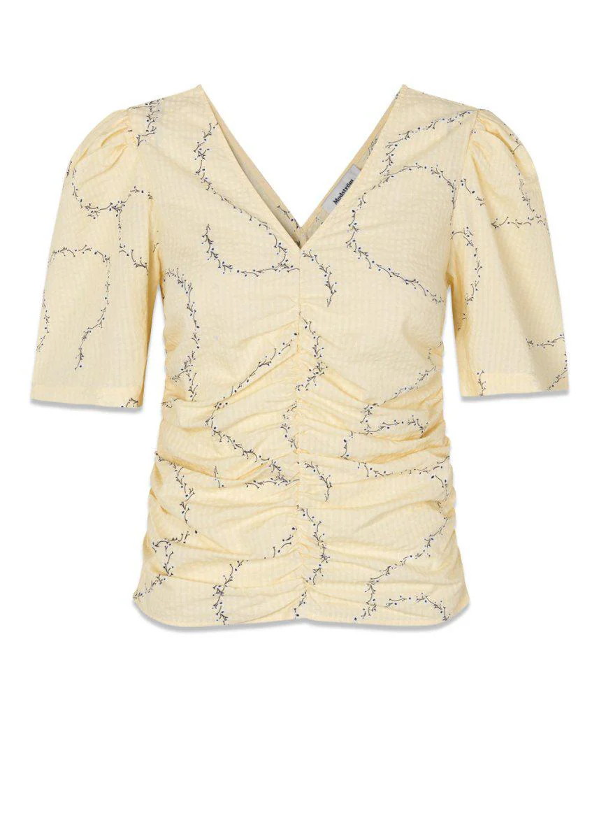 DravenMD print top - Flower Twirl