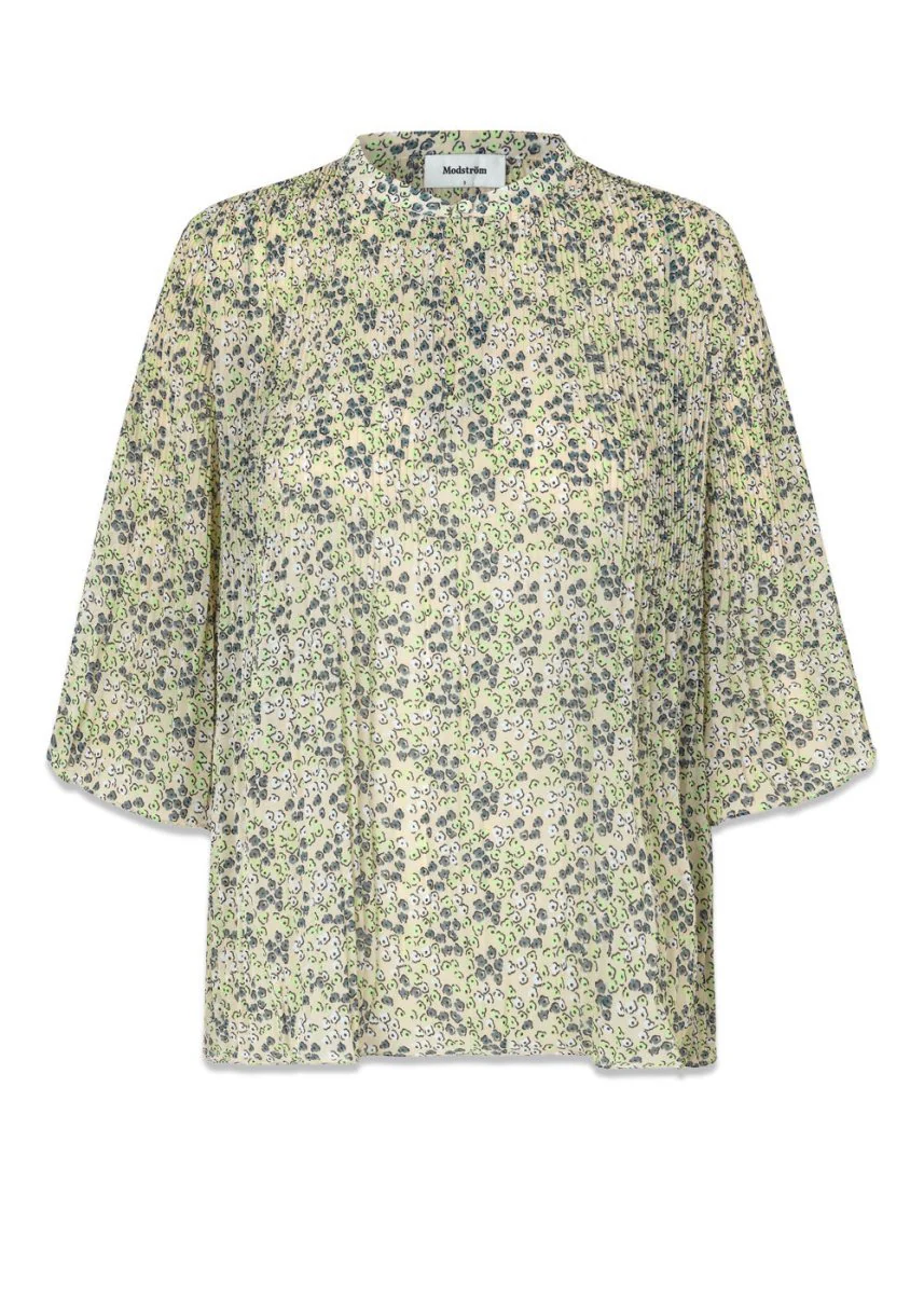 DenaliMD print top - Bobble Bloom Jade