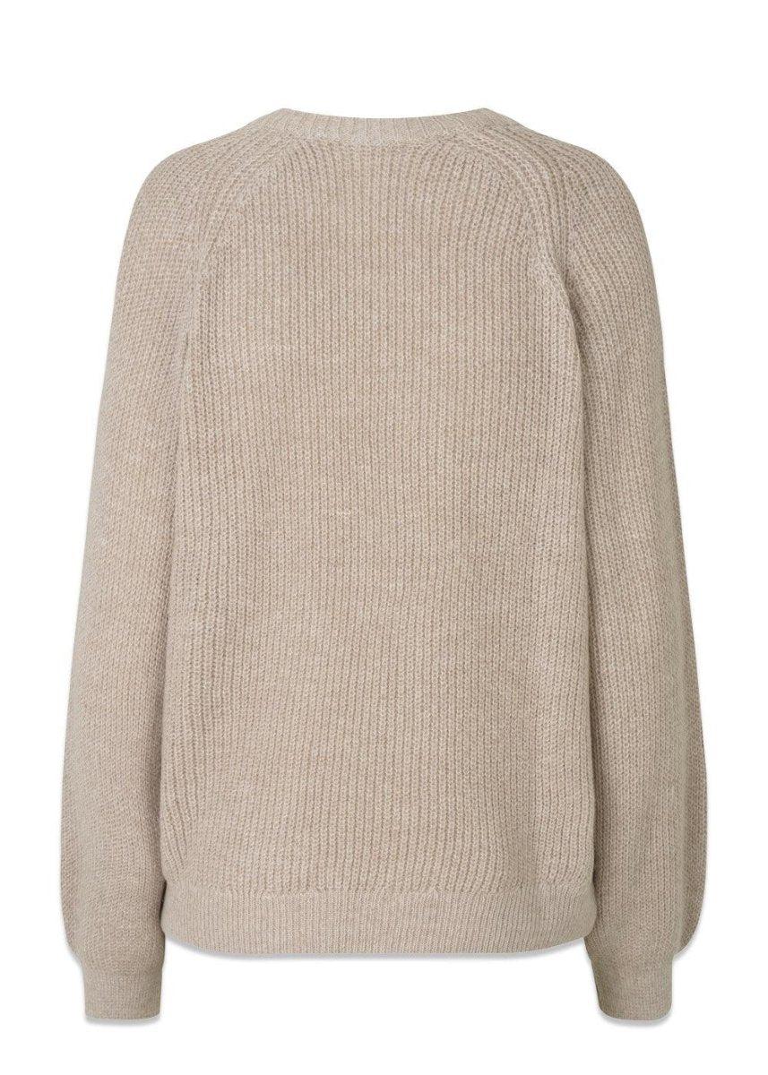 BorgMD o-neck - Beige Melange - Image 3