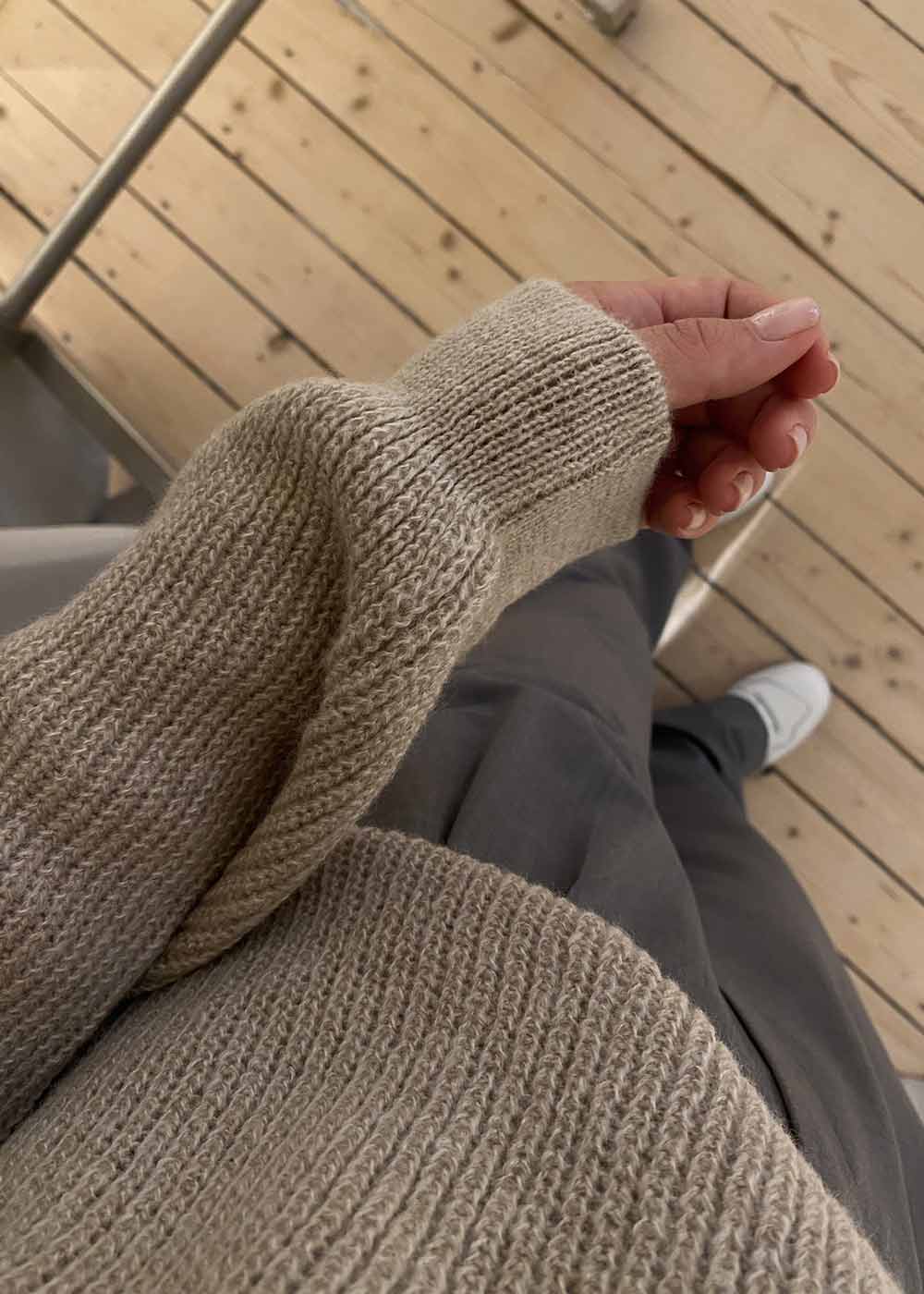 BorgMD o-neck - Beige Melange - Image 4