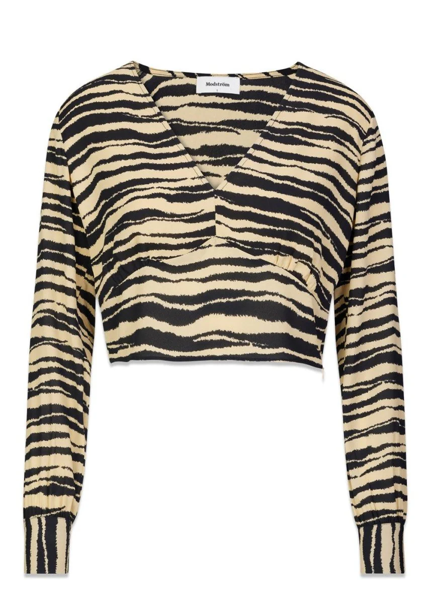 BeckyMD print top - Moonstone Tiger