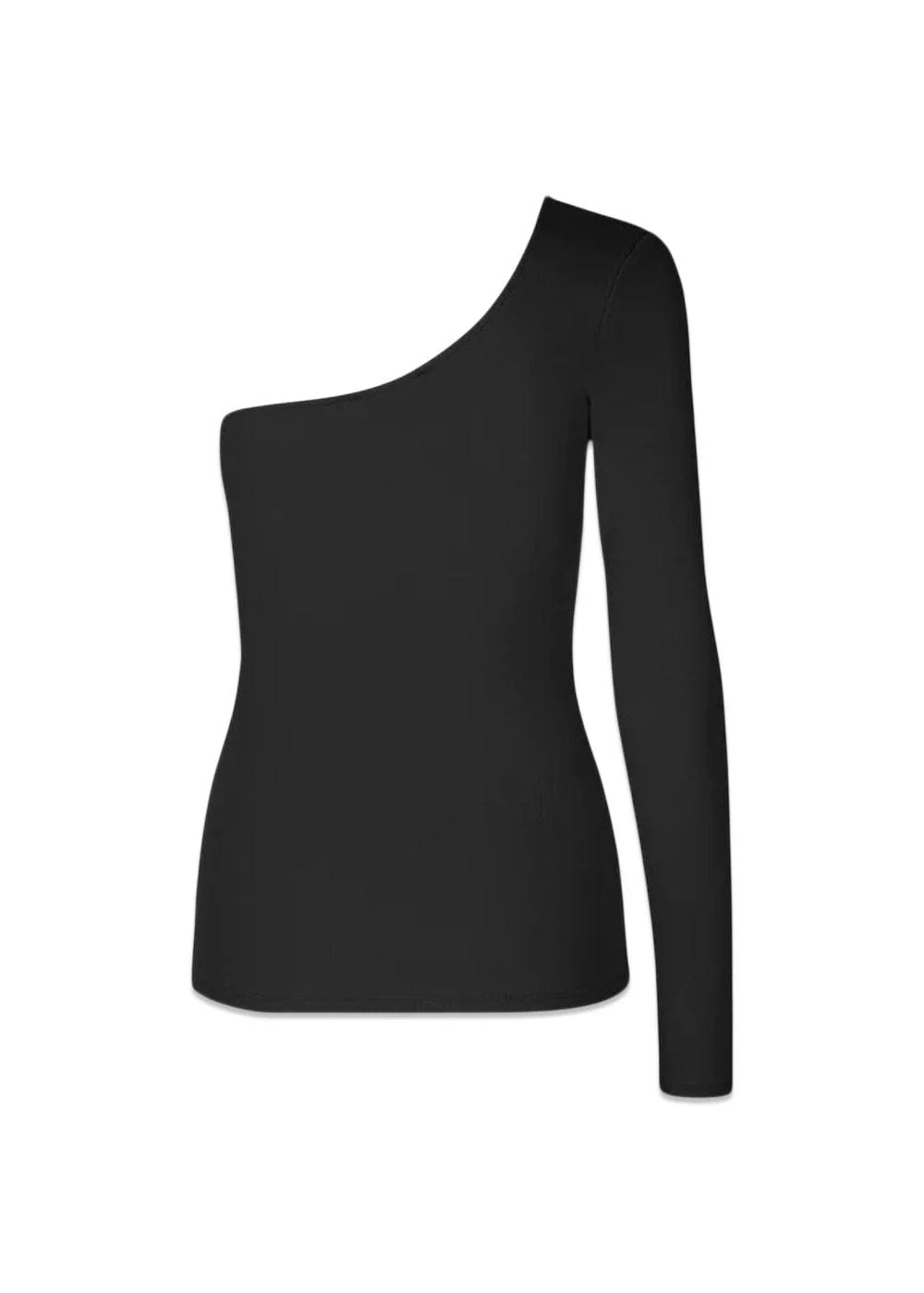 IgorMD one shoulder LS top - Black - Image 3