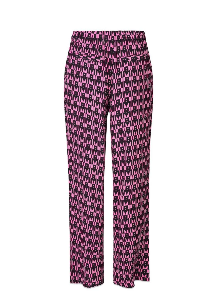 BorysMD print pants - Graphic Heart Cosmos Pink - Image 2