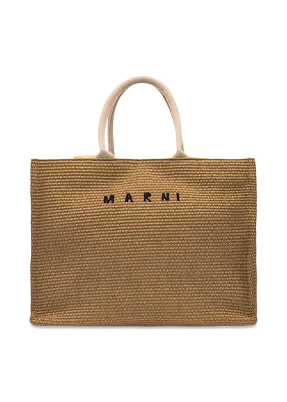 SHOPPING BAG - Raw Sienna/Natural