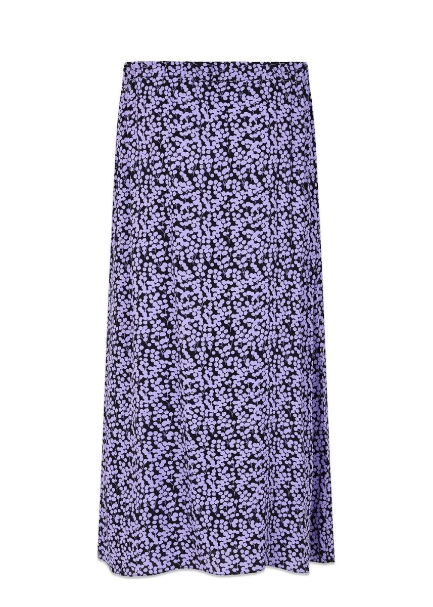 ChesliMD print skirt - Purple Flower Buds - Image 2