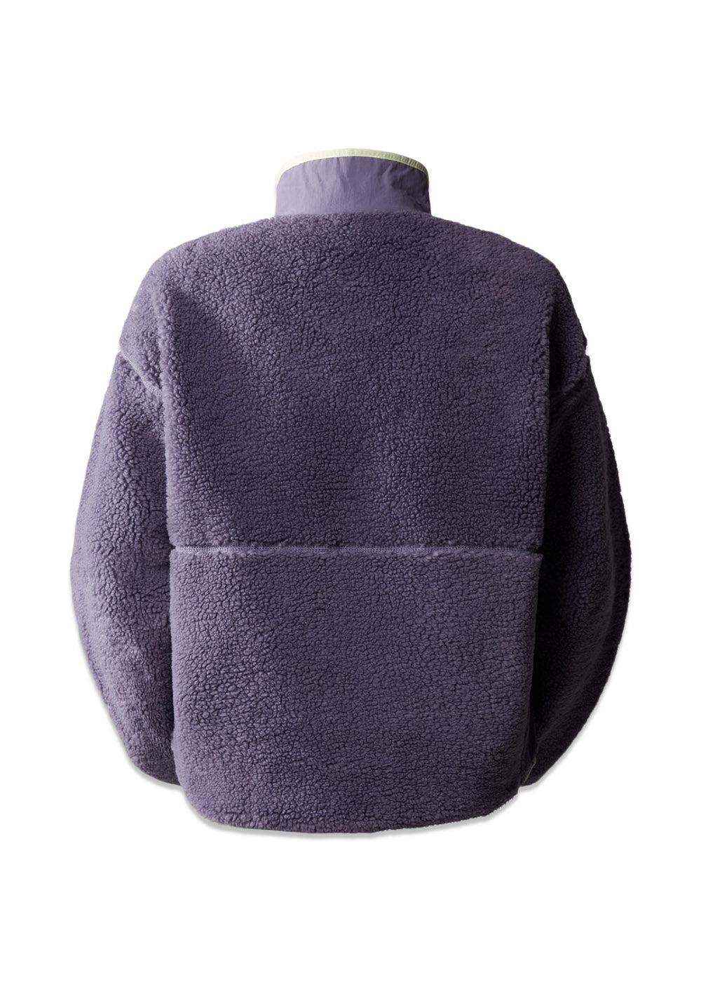 W EXTREME PILE FZ JACKET - Lunar Slate-Lime Cream - Image 2