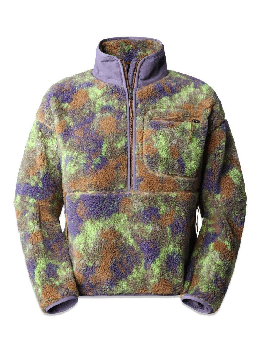 W EXTREME PILE PULLOVER - Utility Brown Stippled Camo Print