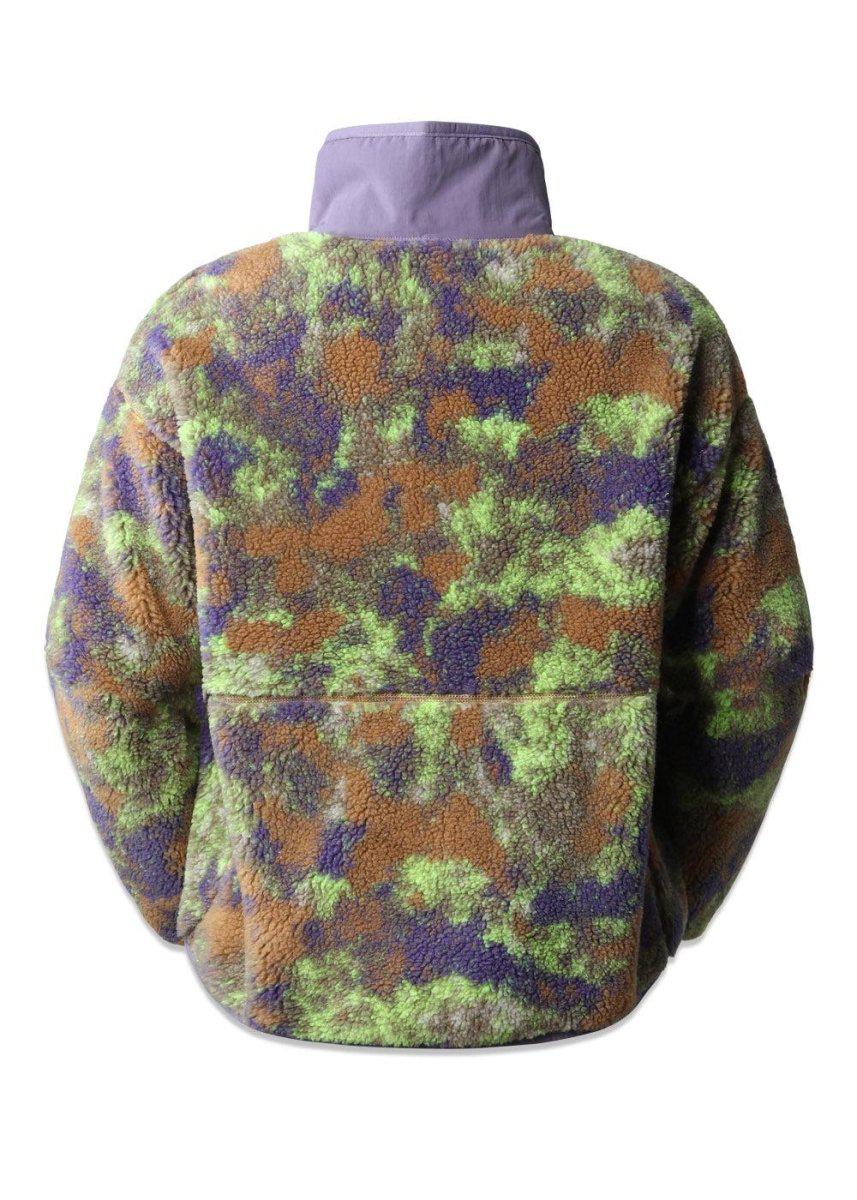 W EXTREME PILE PULLOVER - Utility Brown Stippled Camo Print - Image 2