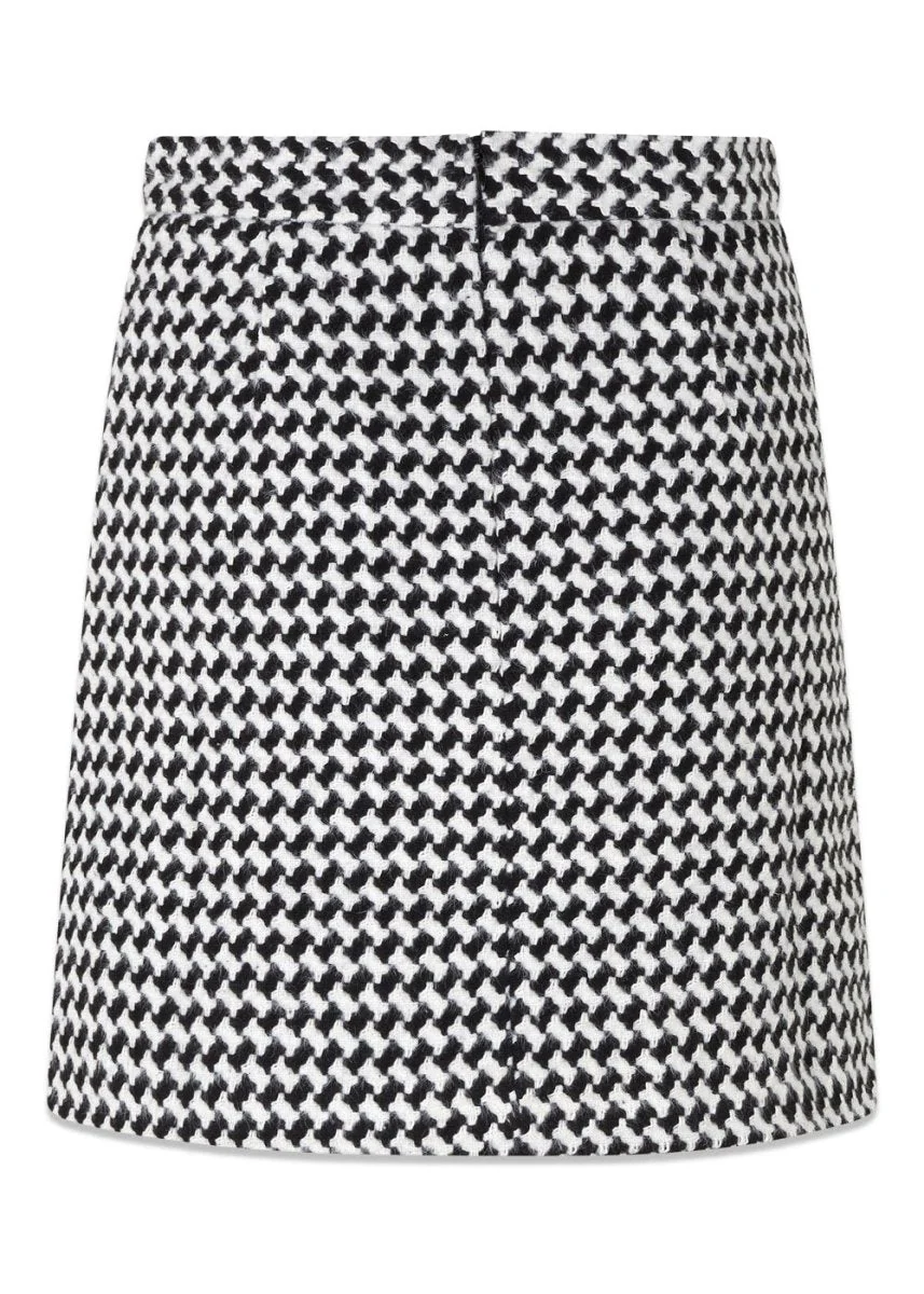 BadiaMD skirt - Black White Check - Image 2