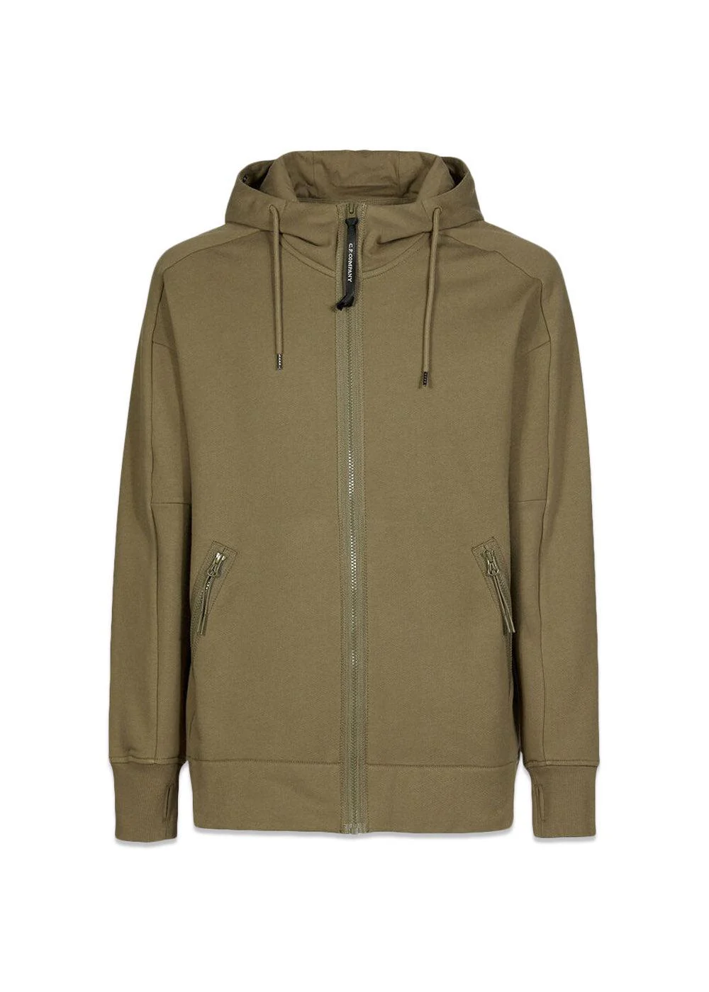 Sweatshirts-Hooded Open - Lead Grey