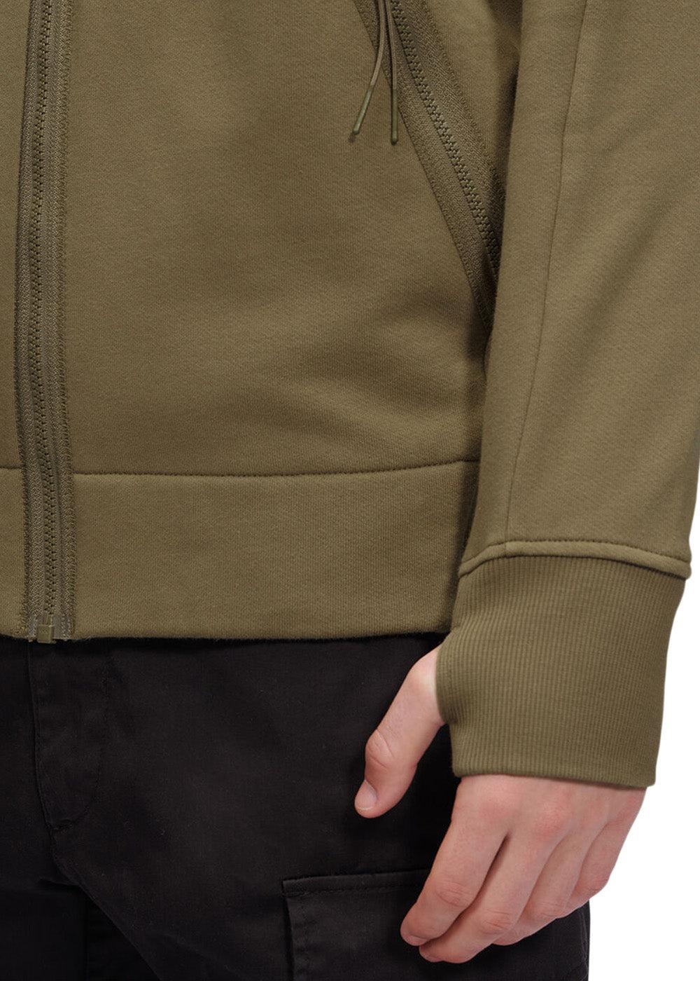 Sweatshirts-Hooded Open - Lead Grey - Image 4