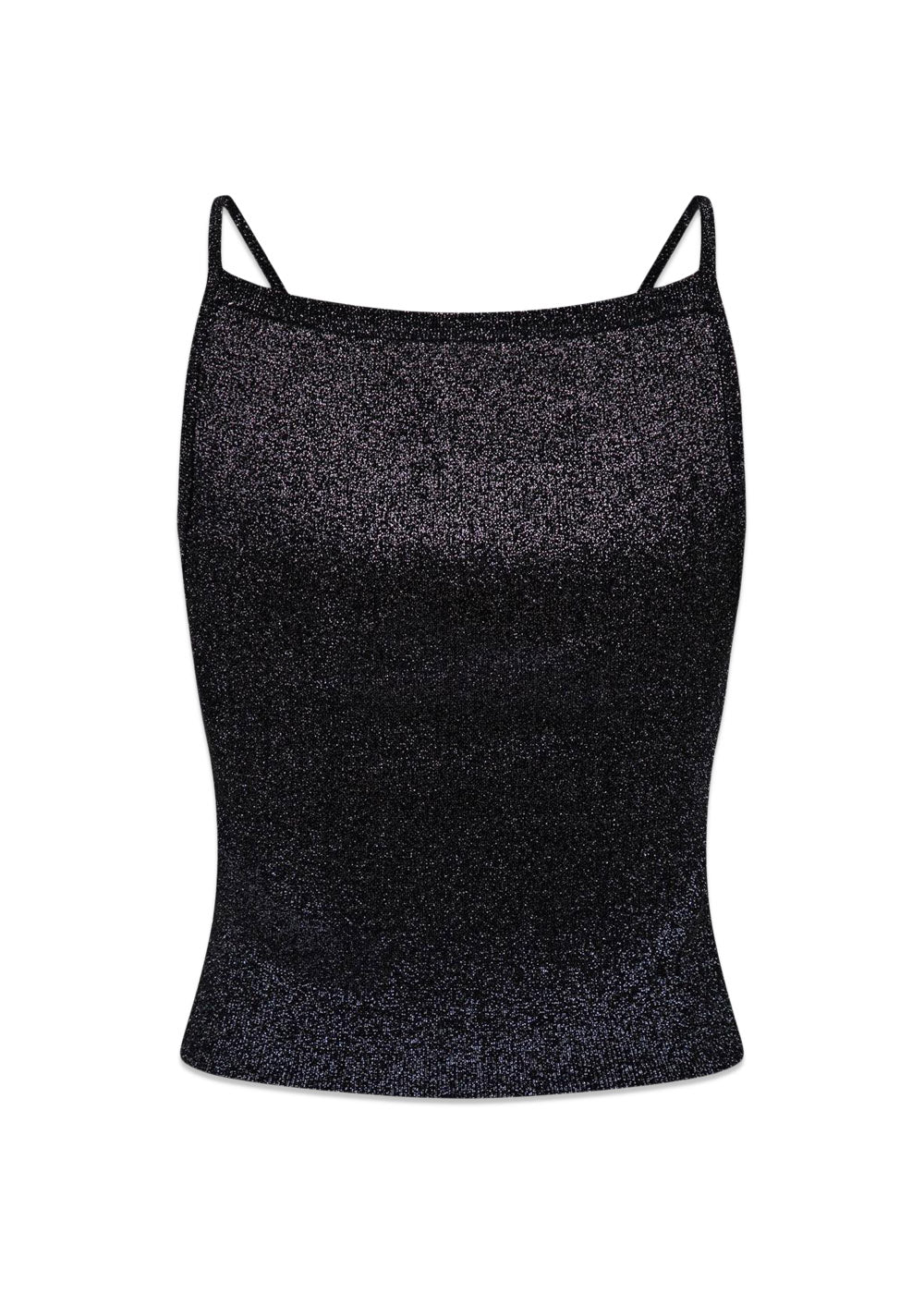 Marta Glitter Knit Top - Black - Image 4