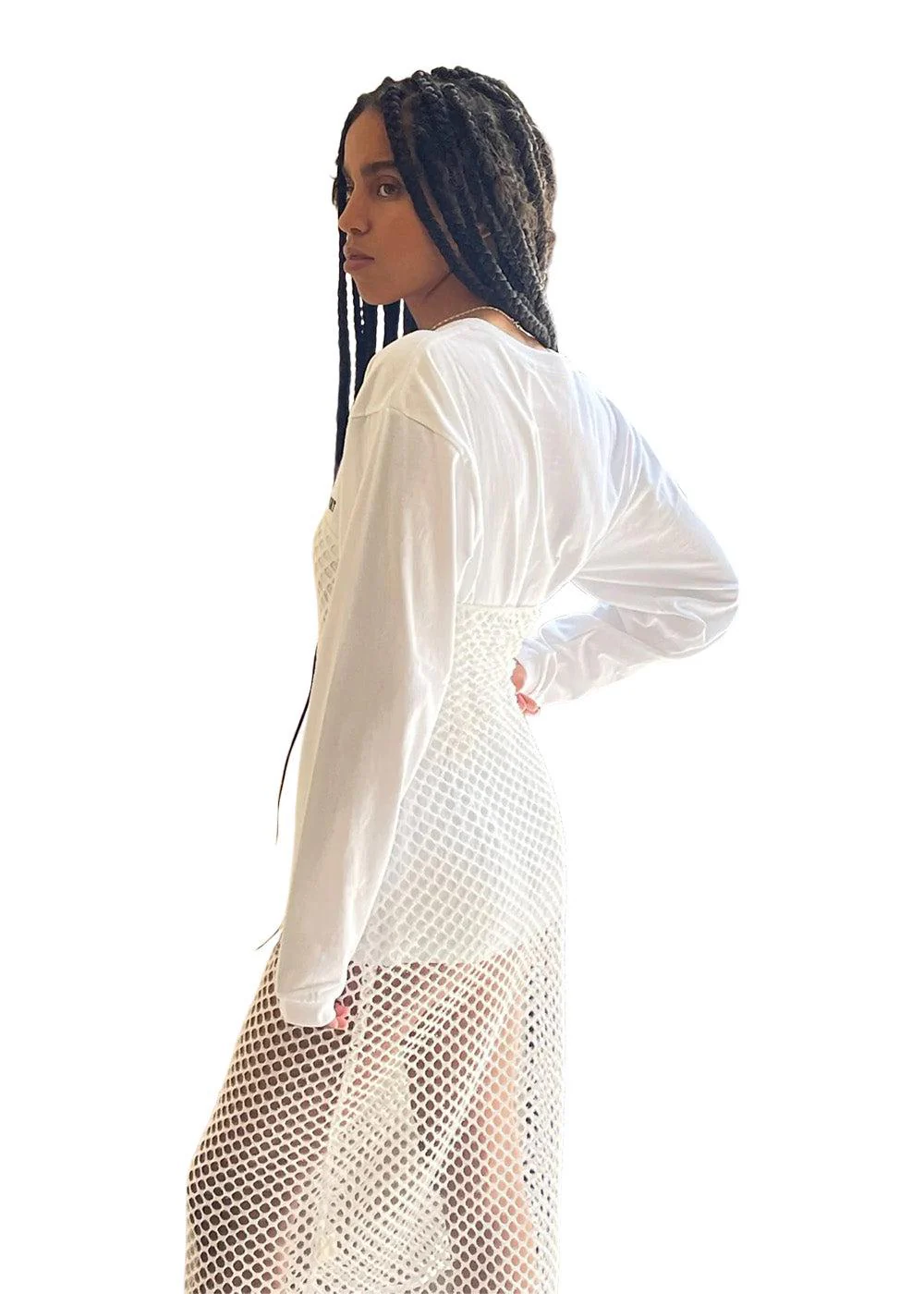 CLAUDETTE UNISEX T-SHIRT - White - Image 3