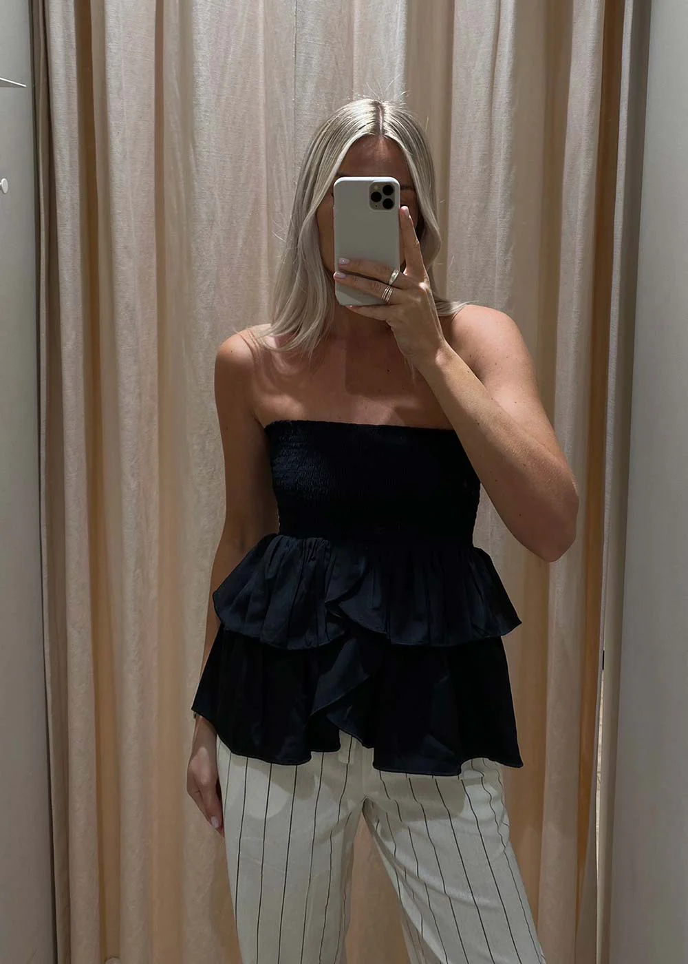 Carin R Skirt - Black - Image 4