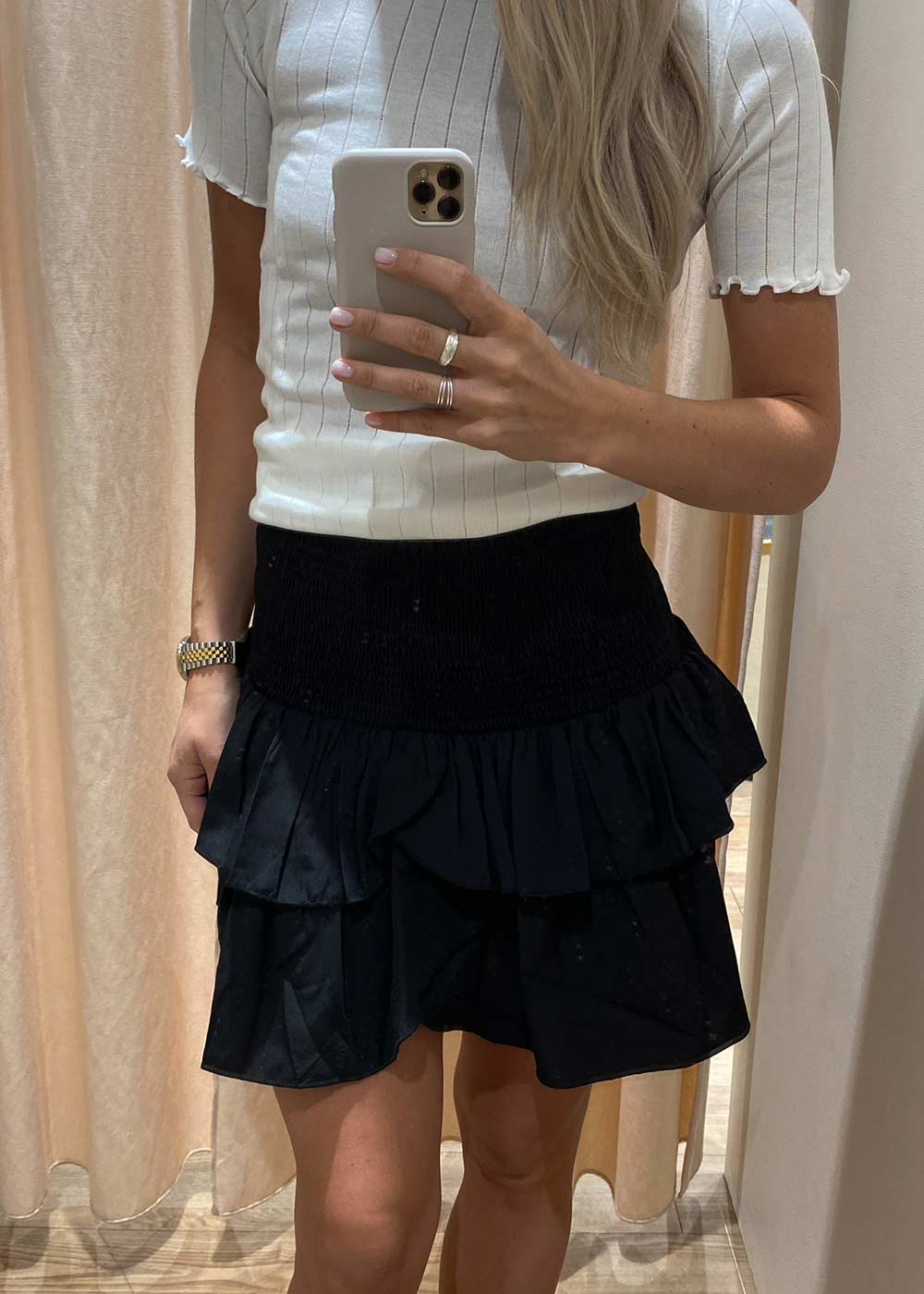Carin R Skirt - Black - Image 5