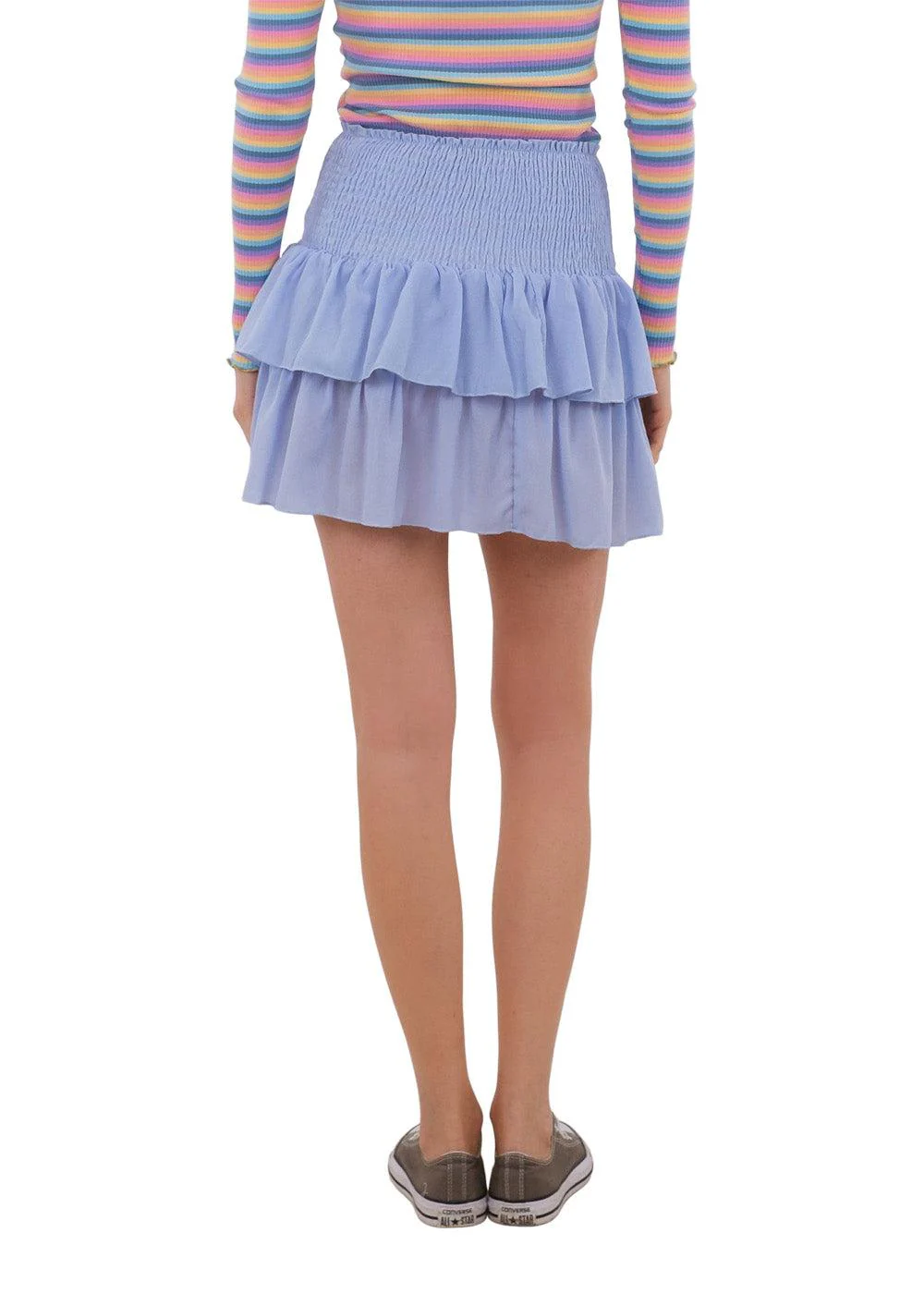 Carin R Skirt - Light Blue - Image 4