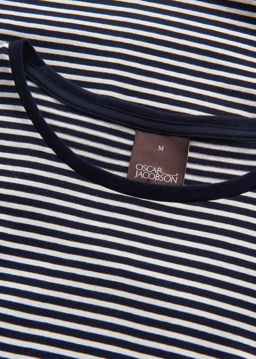 Kyran Striped T-shirt - Navy White - Image 5