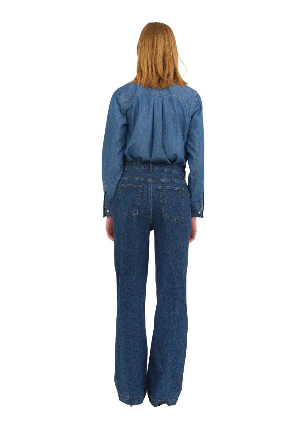 IVY-Brooke French Jeans Wash Middark Nottingham - Denim Blue - Image 6