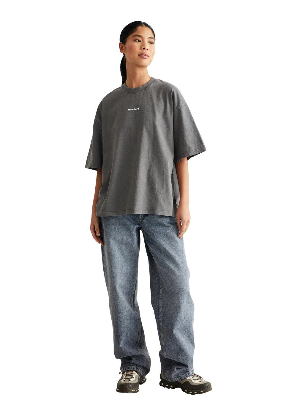 Juno Logo Tee - Antra Grey - Image 2