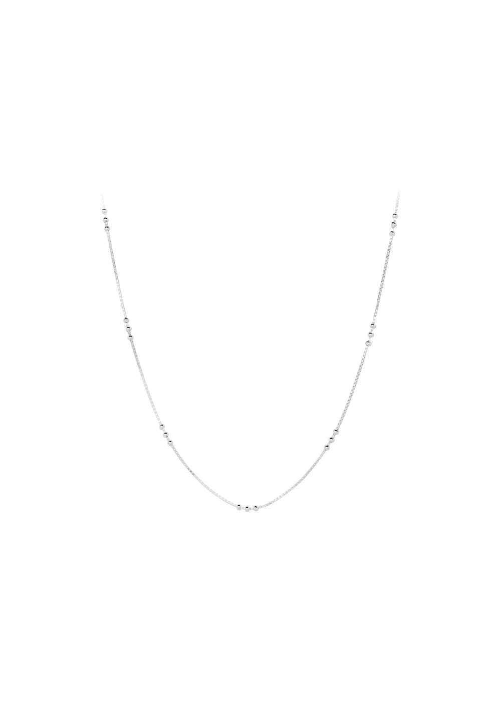 Eva Necklace Adj. 40-45 cm - Silver