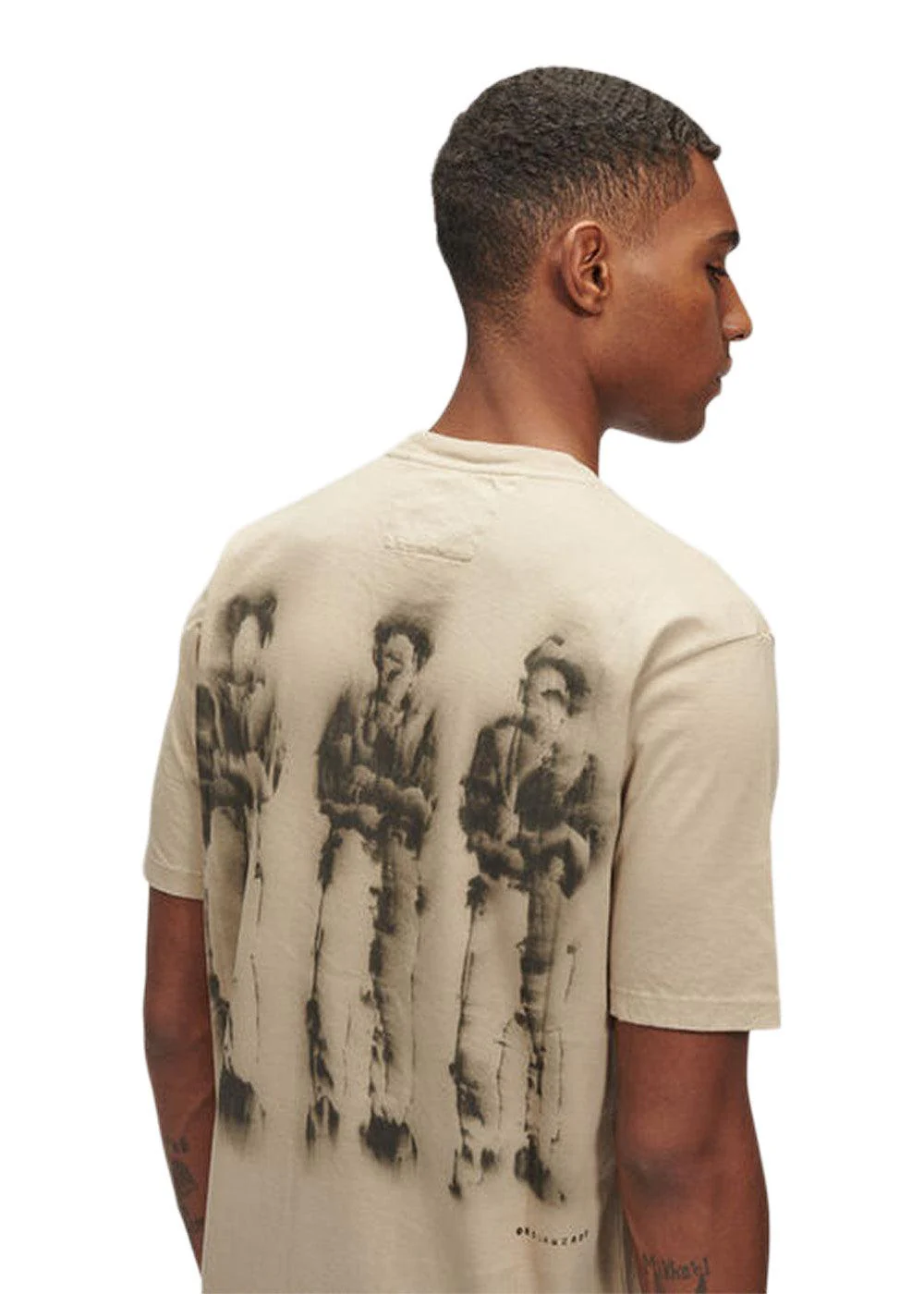 Logo Tee - Beige - Image 3