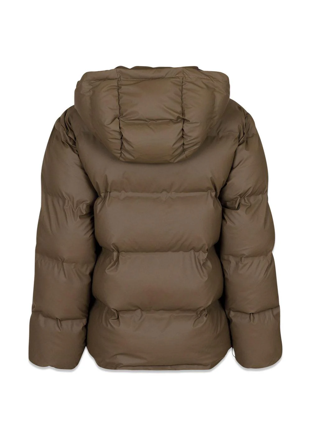 Fox C Puffer Jacket - Dark Taupe - Image 2