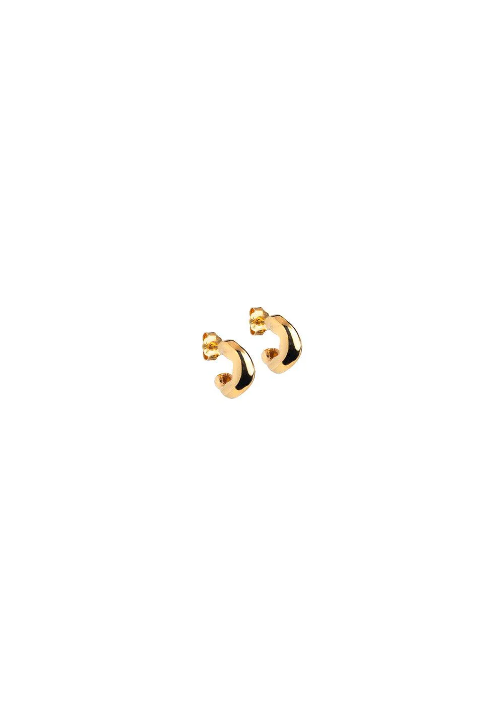 Hoops, Gianna Small - 18K Gold-Plated Sterling Silver
