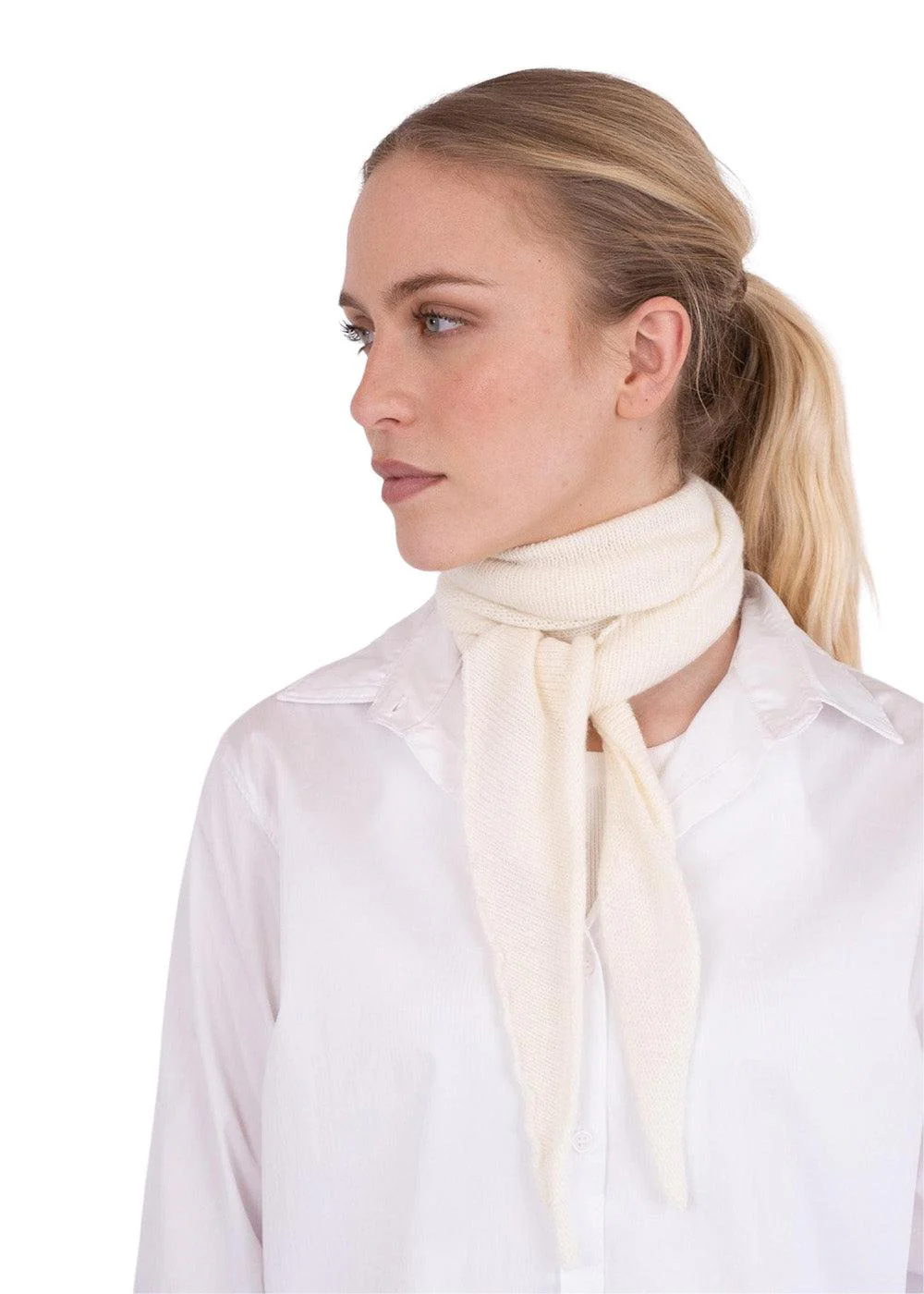 Misty Knit Scarf - Off White - Image 2