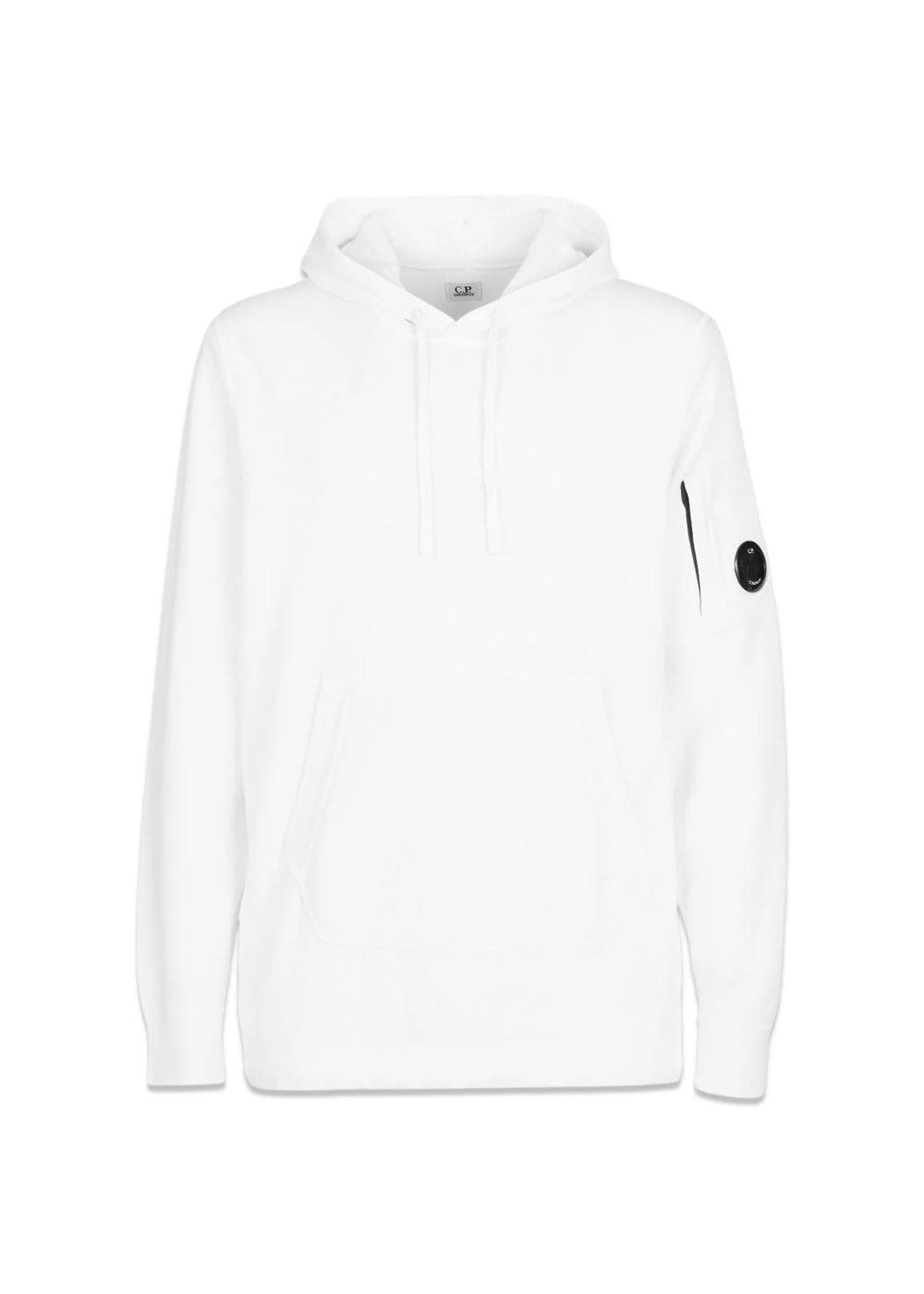 Hooded Light Terry Knitted - Gauze White