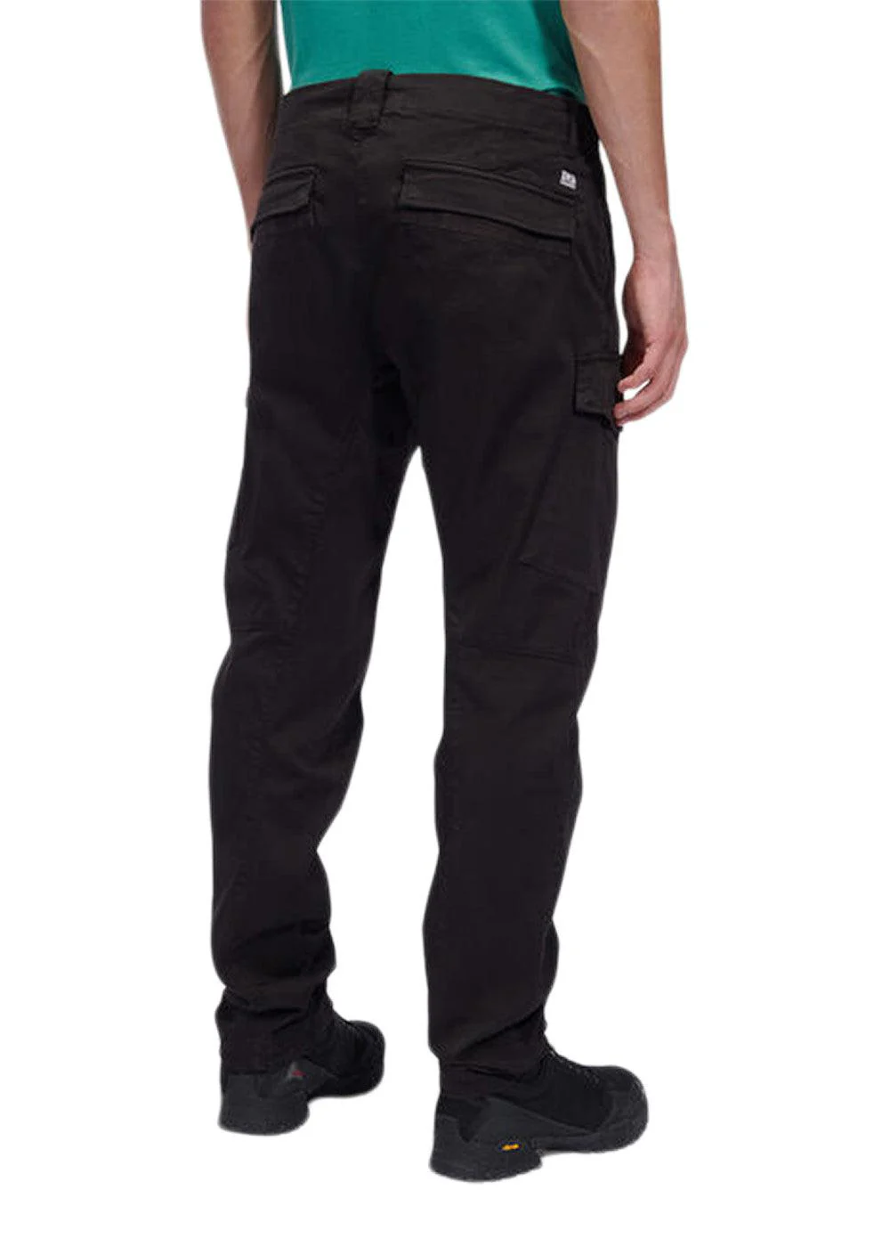 Cargo Pant Satin Stretch - Black - Image 3