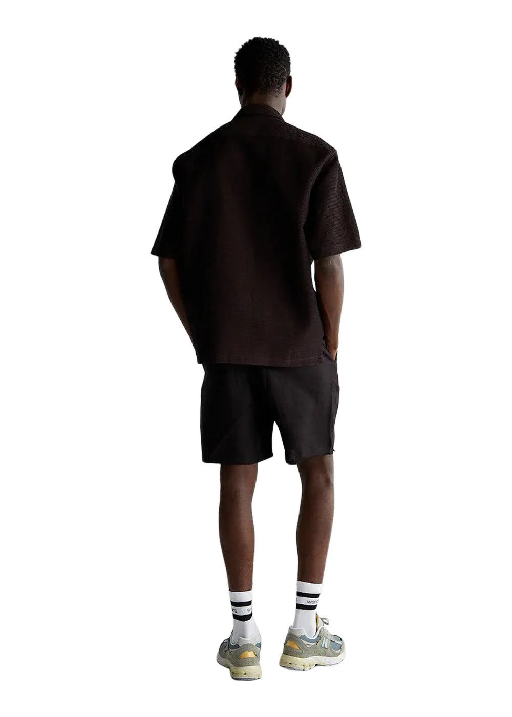 Bommy Linen Shorts - Black - Image 5