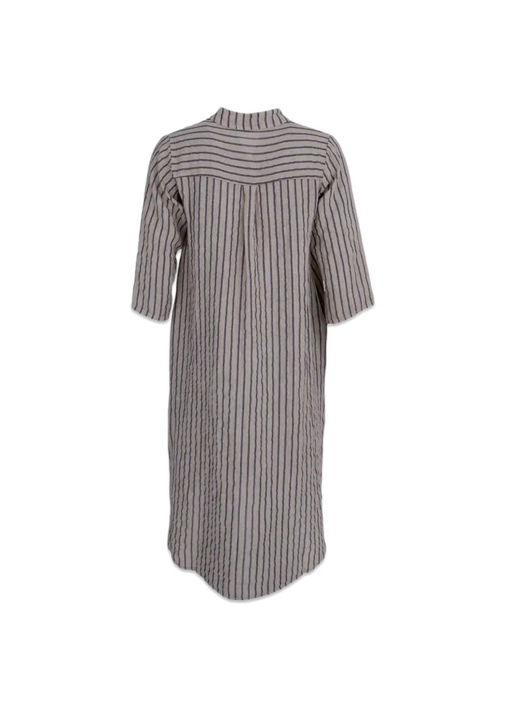BCMELINA shirt dress - Beige Stripe - Image 2