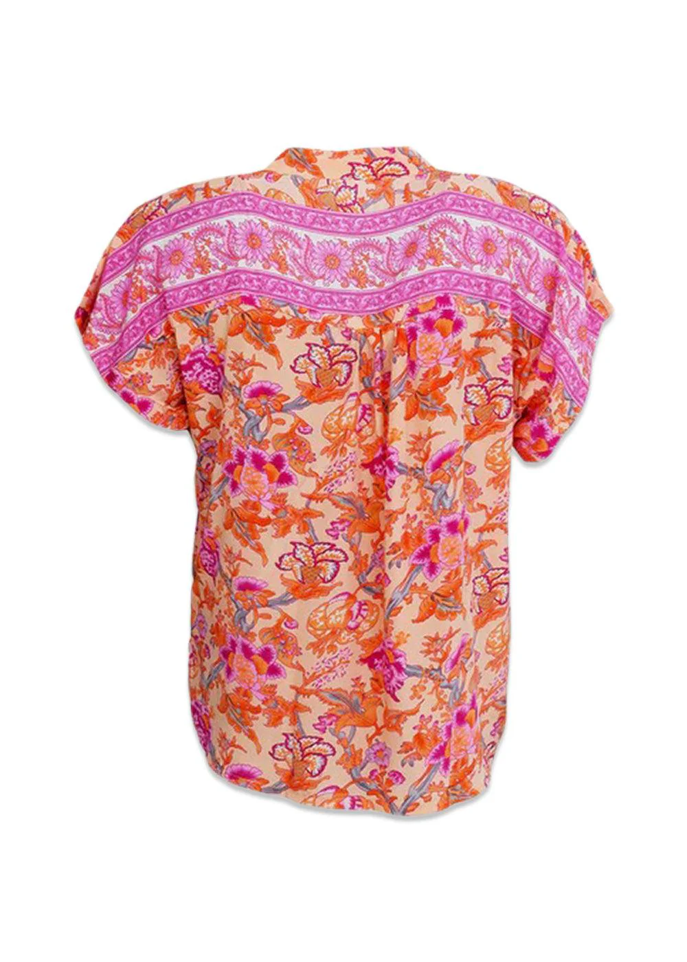 BCLUNA Andrea s/s top - Peach Pink - Image 2