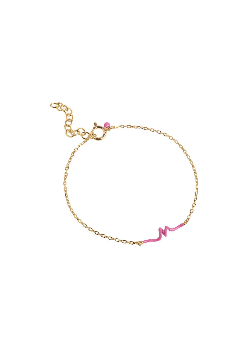 Bracelet, Twist - Pink