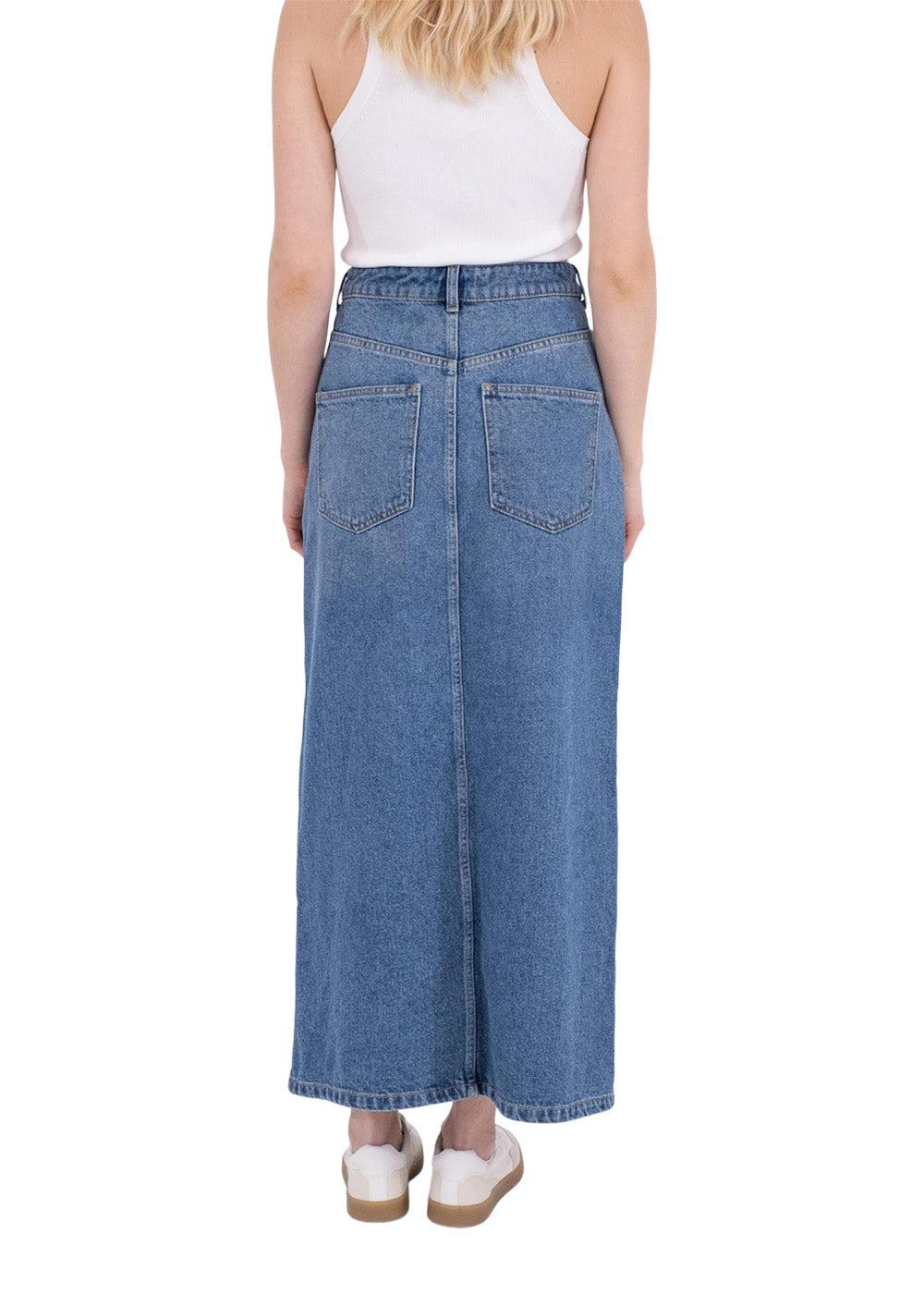 Frankie D Skirt - Vintage Blue - Image 5