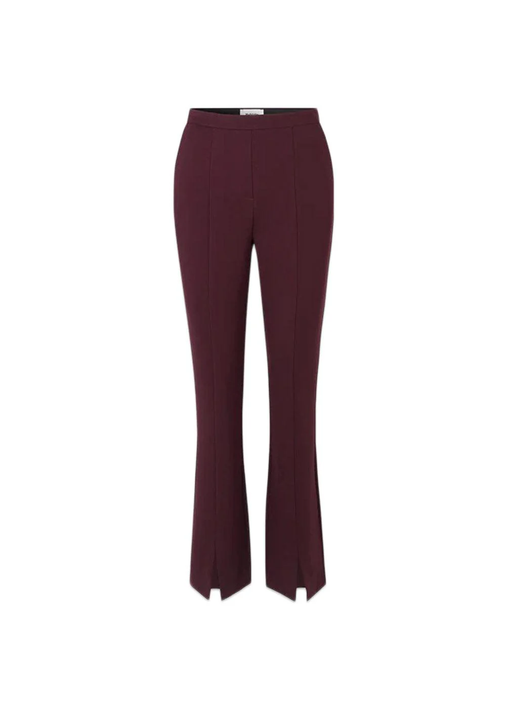 TannyMD slit pants - Currant