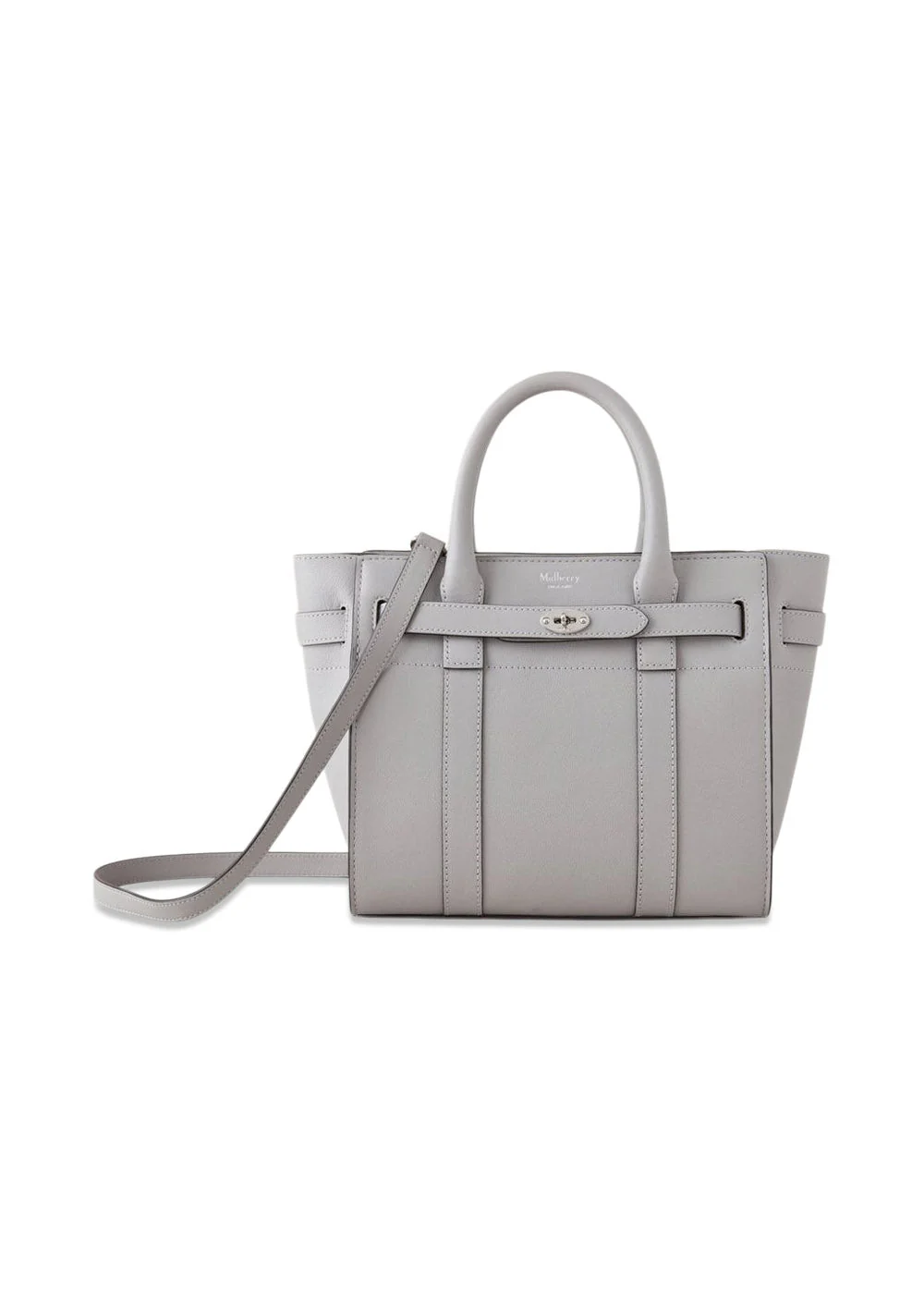 Mini Zipped Bayswater Micro Classic Grai - Pale Grey