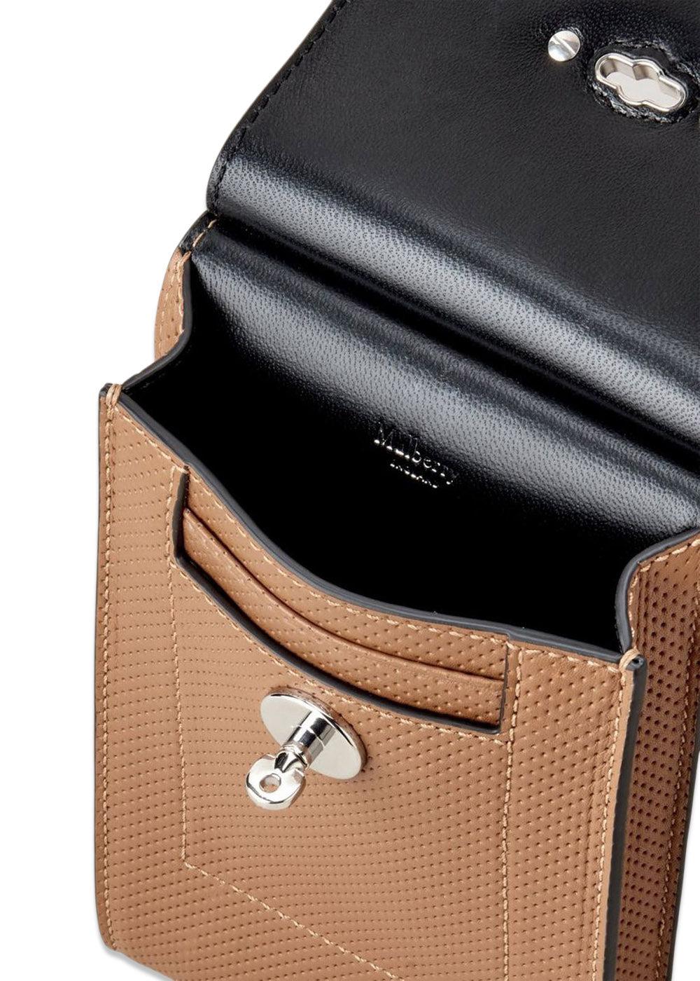 Mini Antony Pouch Perforated - Teak - Image 3