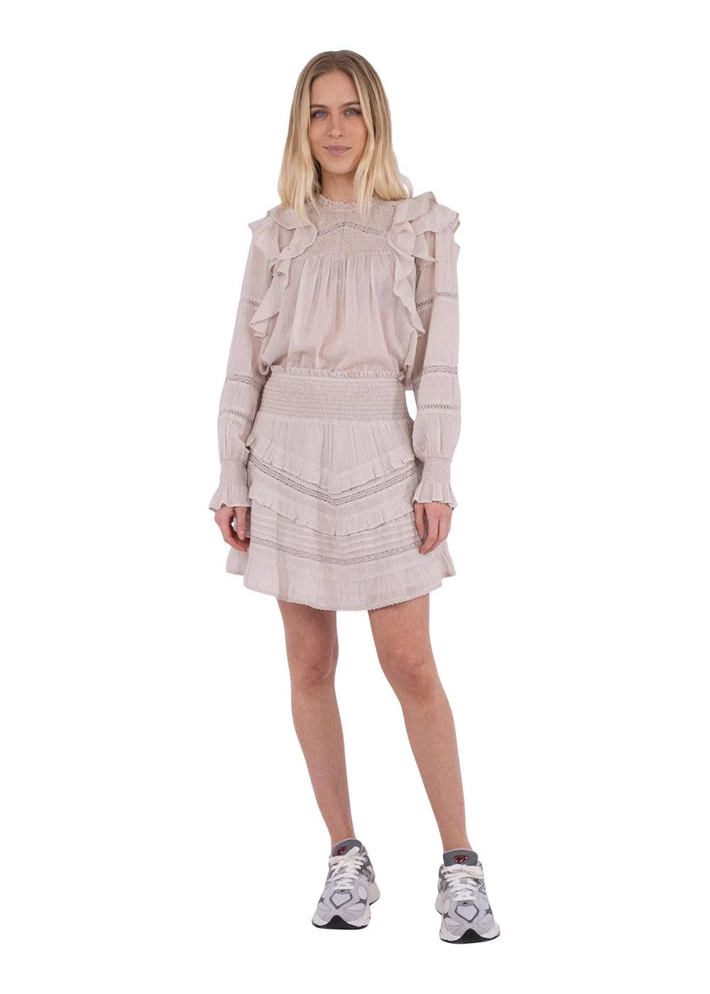 Donna S Voile Skirt - Ivory - Image 3