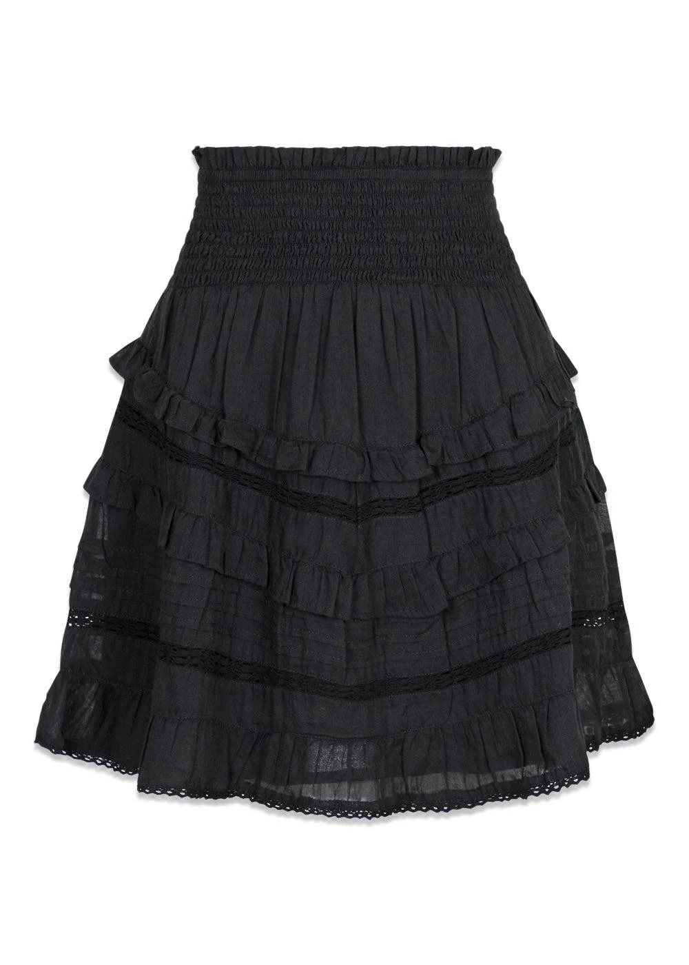 Donna S Voile Skirt - Black