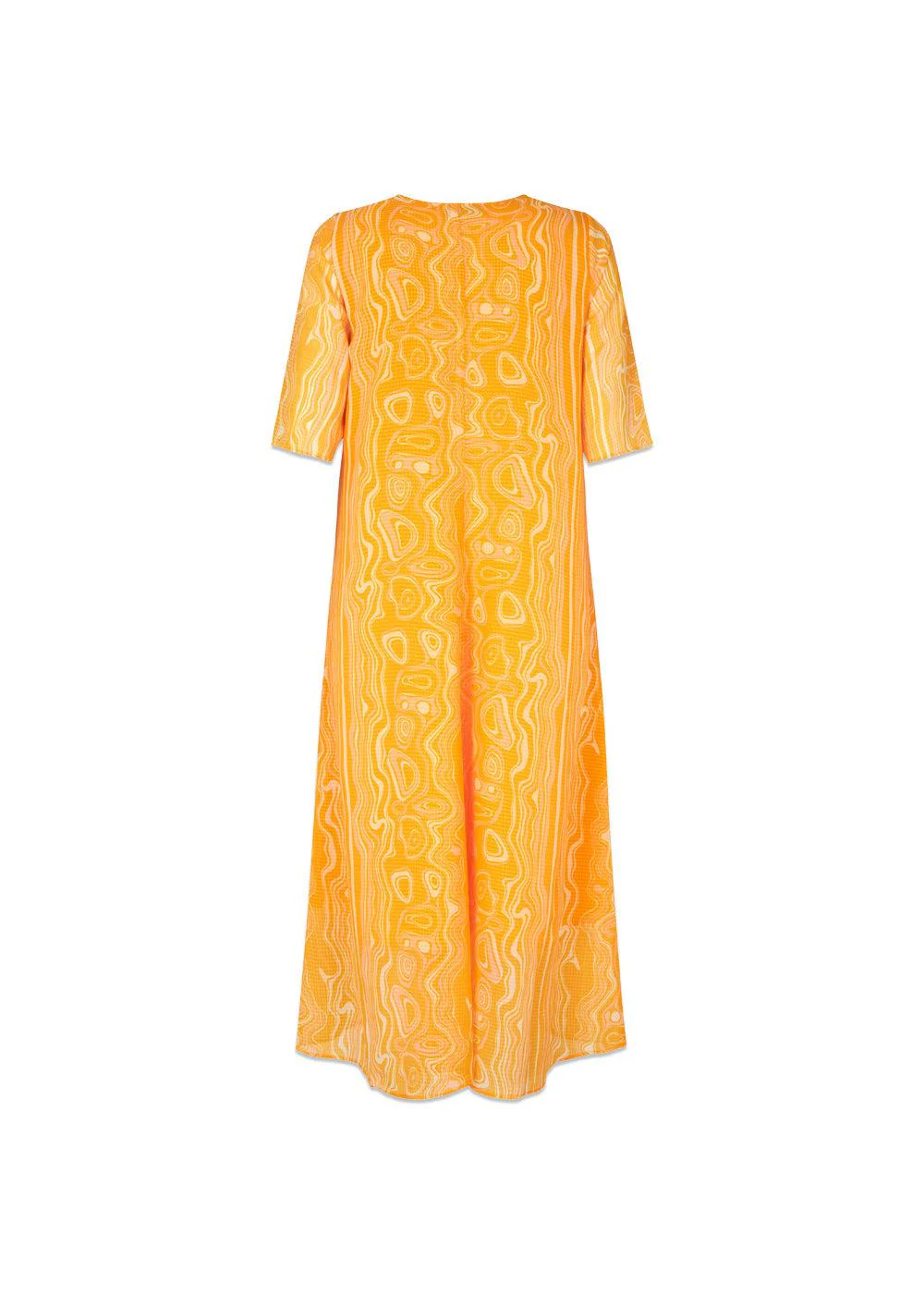DonteMD long print dress - Peachy Swirl - Image 2