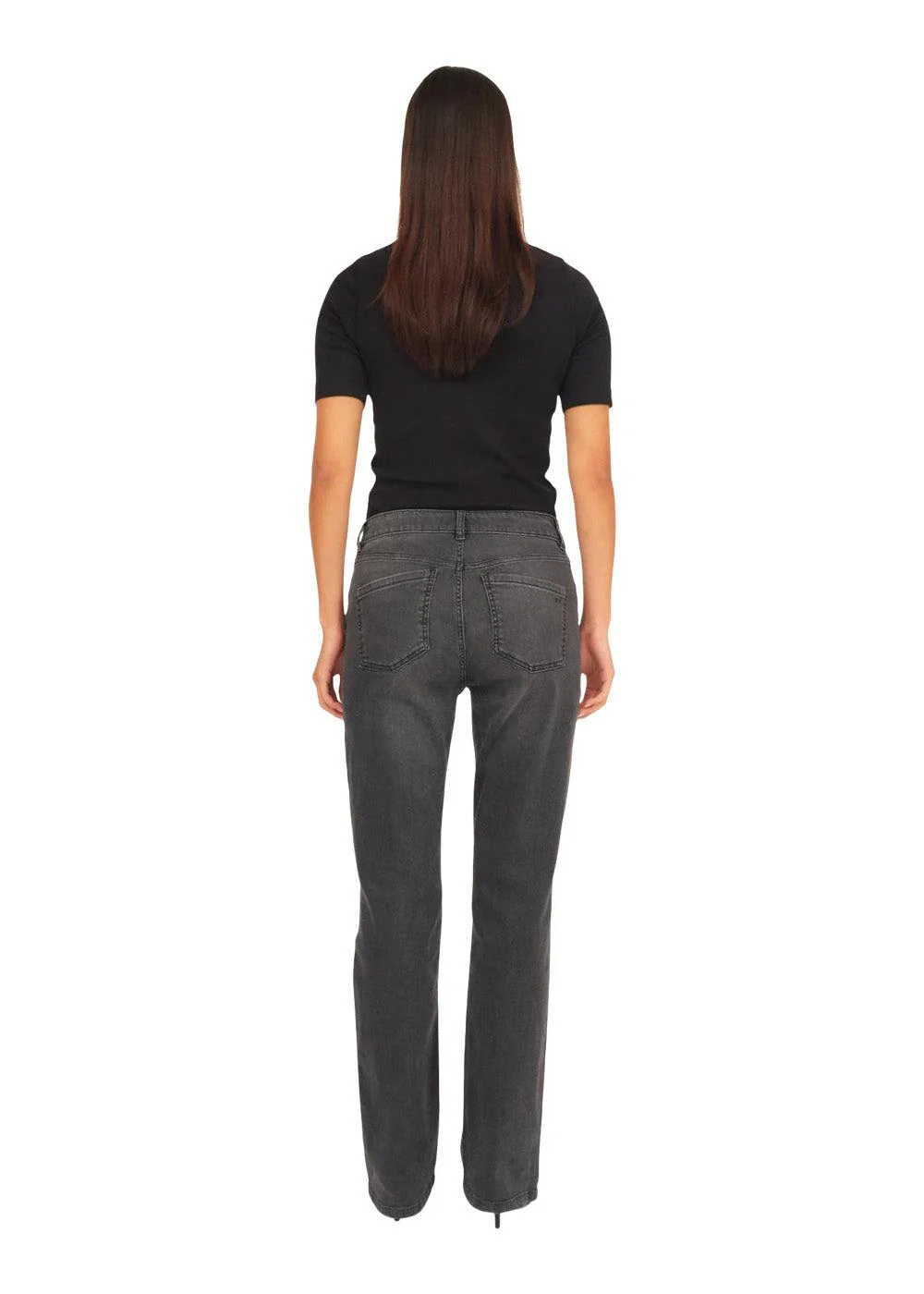 IVY-Lulu Jeans wash Bangkok Black - Black - Image 4