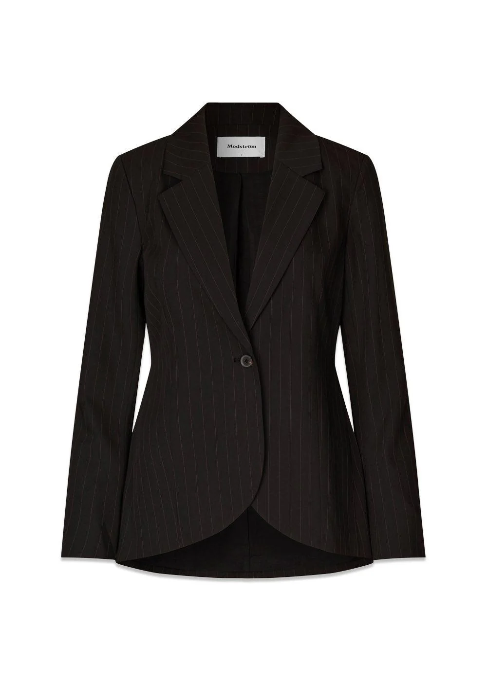 GraysonMD blazer - Chocolate Pinstripe