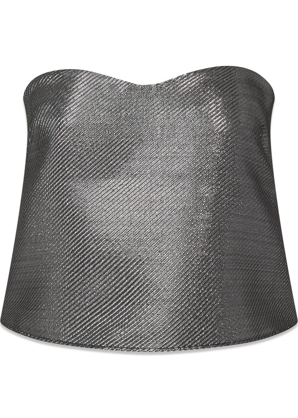 GabbieMD top - Silver