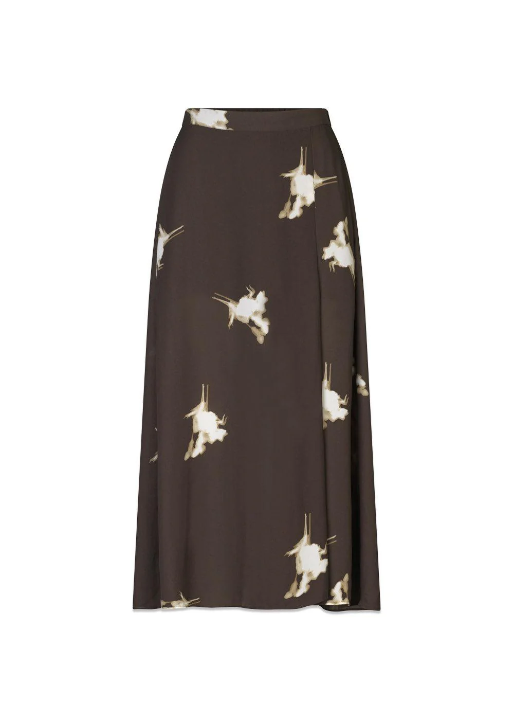 GomoMD print skirt - Chocolate Fleur