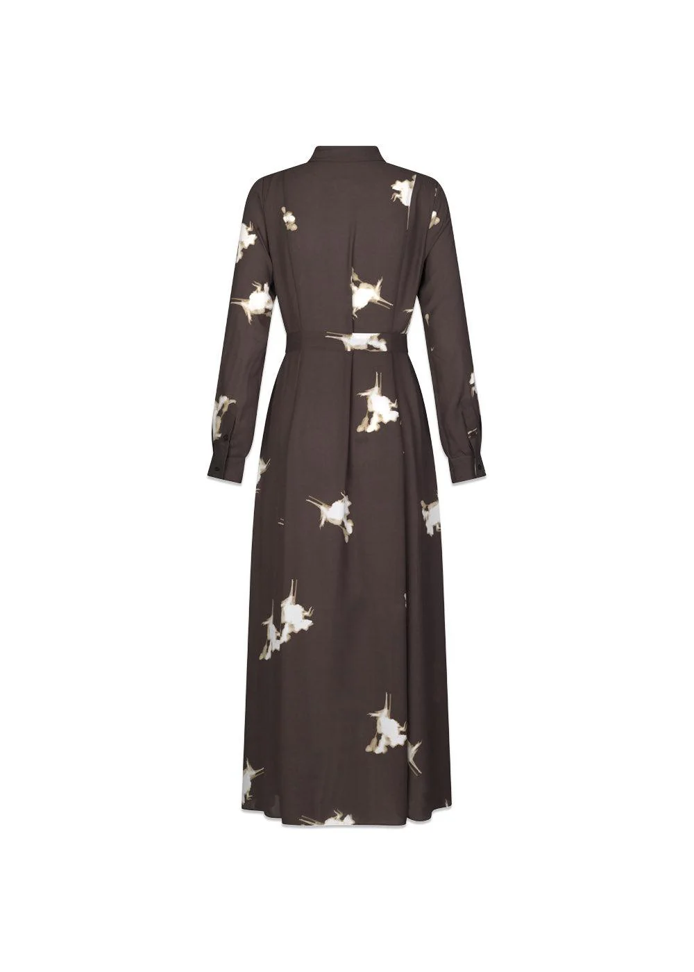 GomoMD print dress - Chocolate Fleur - Image 2