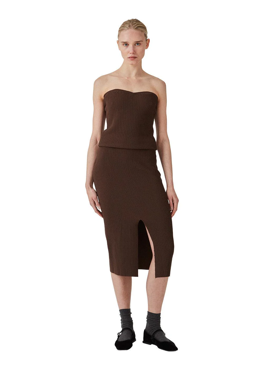 FainaMD skirt - Dark Coffee - Image 3
